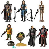 Star Wars The Mandalorian The Retro Collection Action Figures Set of 7
