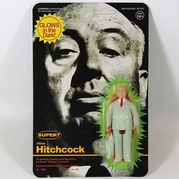 Super7 Alfred Hitchcock Glow in the Dark ReAction Figure