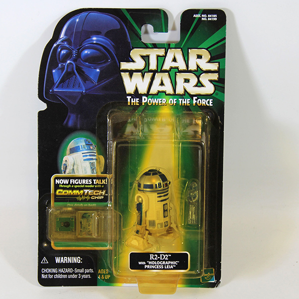 Star Wars POTF R2-D2 with Holographic Princess Leia Figure