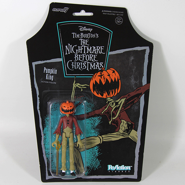 Super7 The Nightmare Before Christmas Pumpkin King ReAction Figure