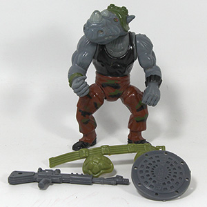 Vintage TMNT Rocksteady Action Figure Loose | Destiny Toys