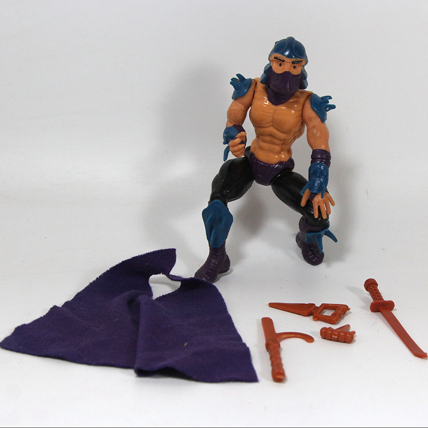 Vintage TMNT Shredder Action Figure Loose 1988 | Destiny Toys