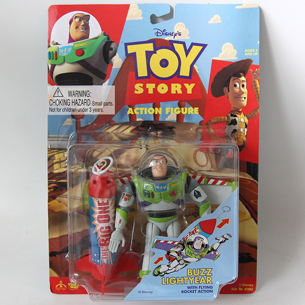 Toy Story Buzz Lightyear With Flying Rocket Action Figure 1995 Moc 