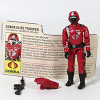 Vintage G.I. Joe Crimson Guard 85 Action Figure Loose