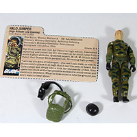 Vintage G.I. Joe Ripcord 84 Action Figure Loose