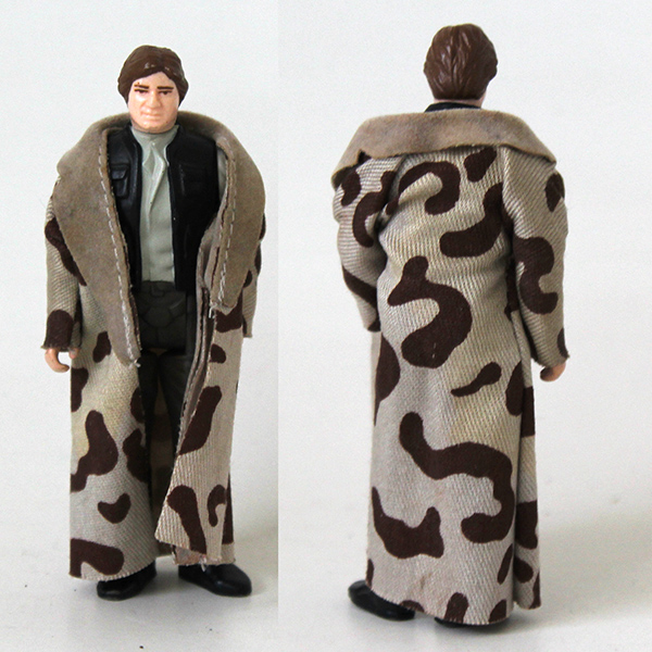 Vintage Star Wars Han Solo in Trench Coat Action Figure